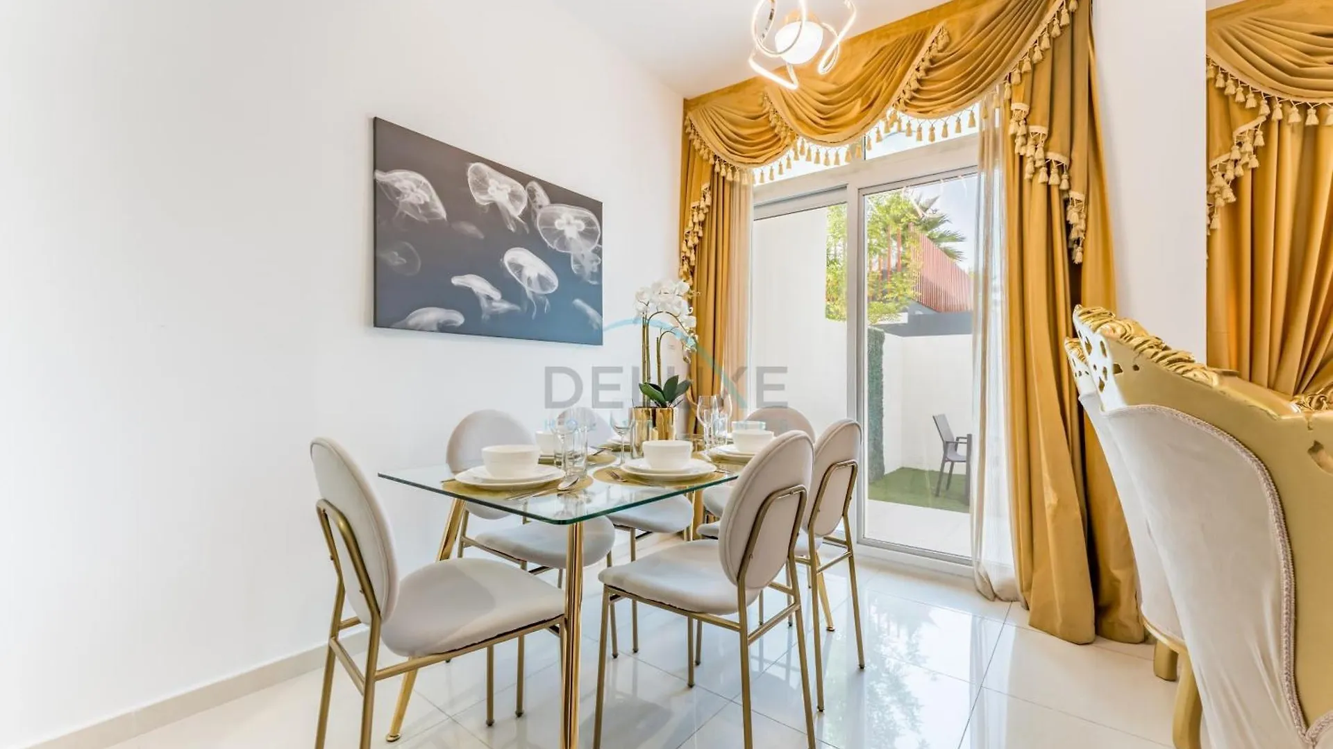 Community And Pool View 3Br Townhouse, Minutes From Desert Camp,Damac Hills 2 Amargo By Deluxe Holiday Homes Dubai