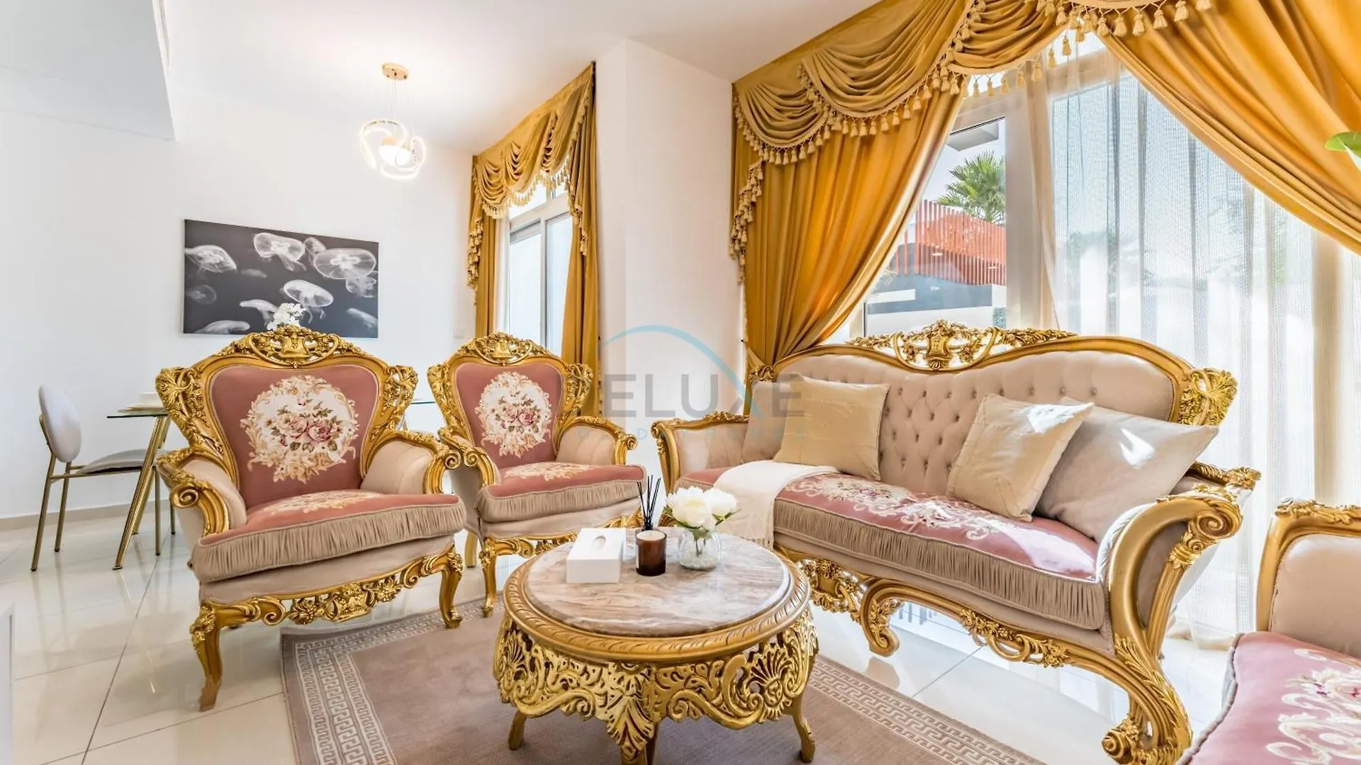 Community And Pool View 3Br Townhouse, Minutes From Desert Camp,Damac Hills 2 Amargo By Deluxe Holiday Homes Dubai