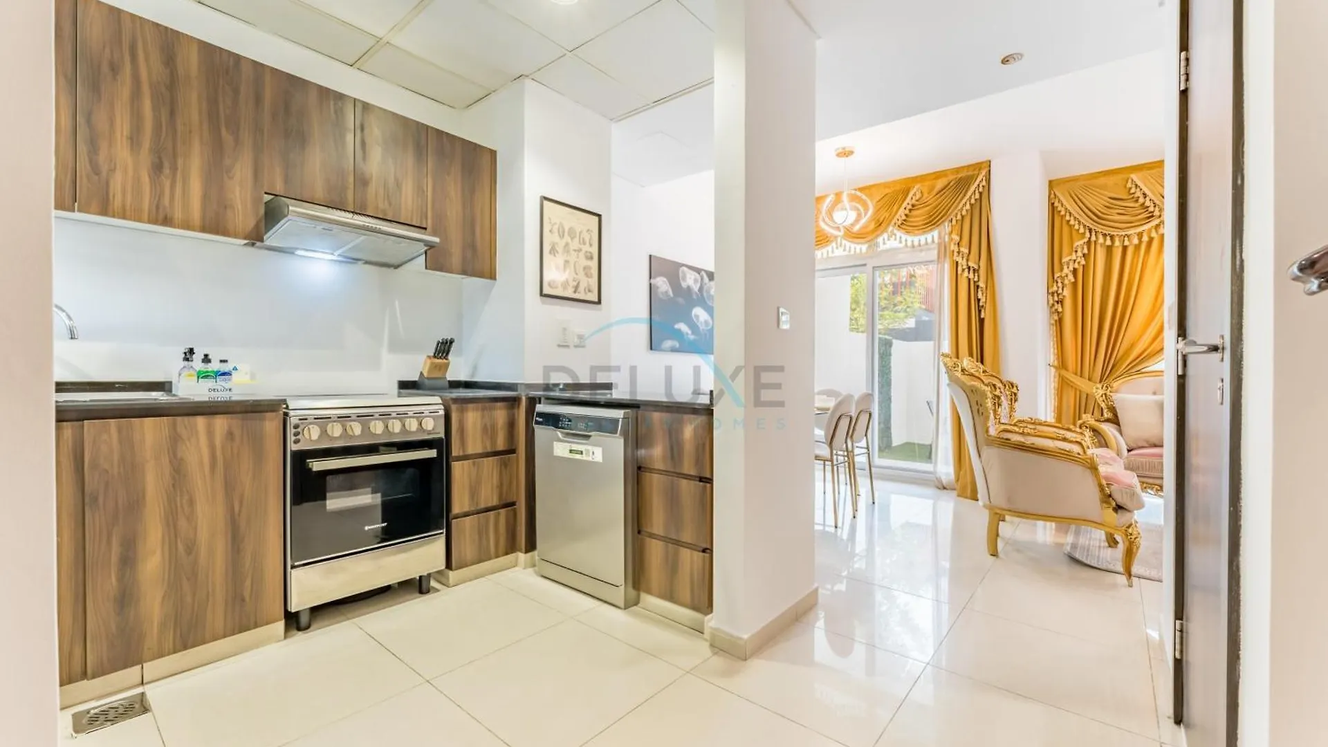 Apartment Community And Pool View 3Br Townhouse, Minutes From Desert Camp,Damac Hills 2 Amargo By Deluxe Holiday Homes Dubai