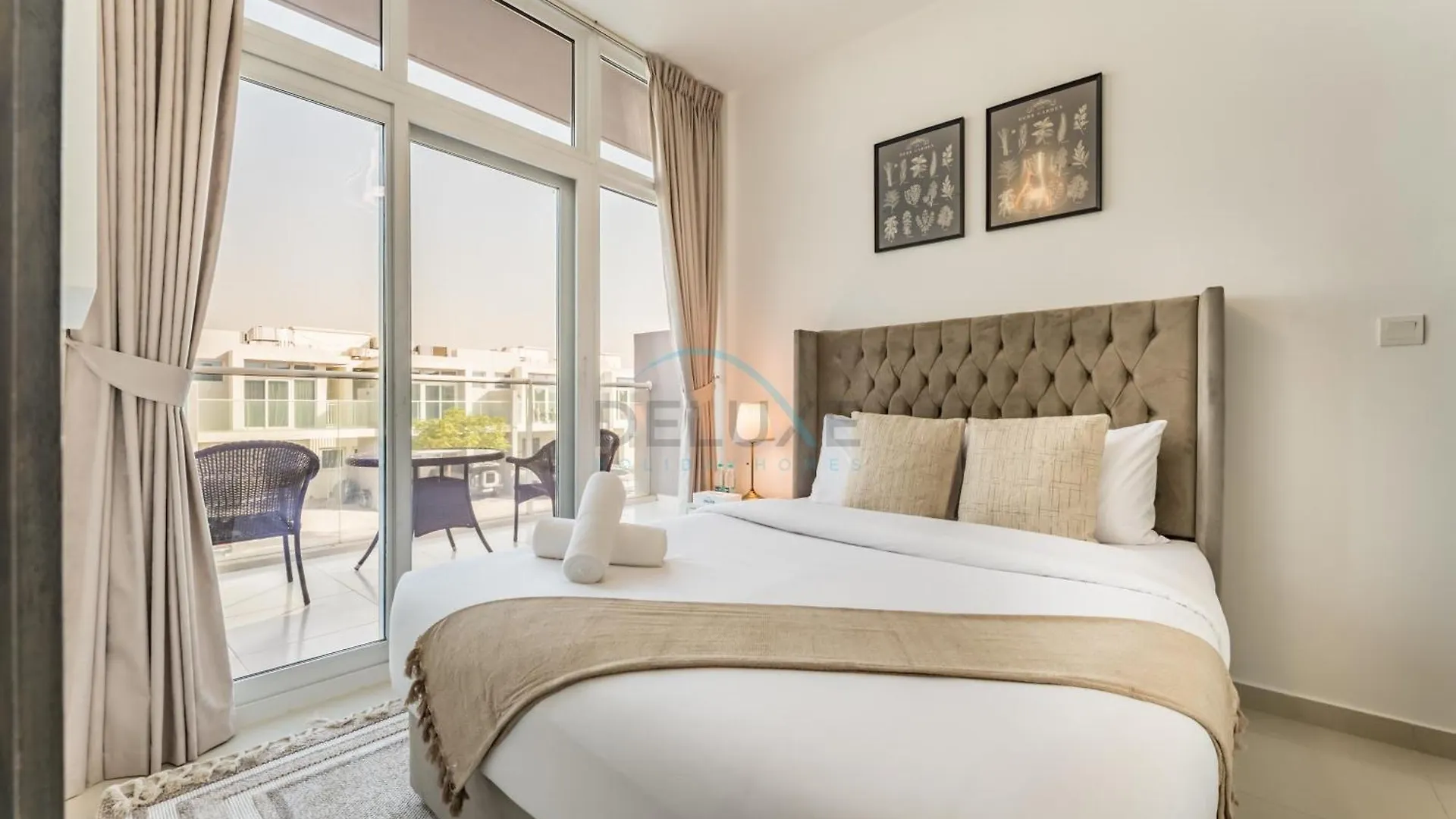 Community And Pool View 3Br Townhouse, Minutes From Desert Camp,Damac Hills 2 Amargo By Deluxe Holiday Homes Dubai 0*,